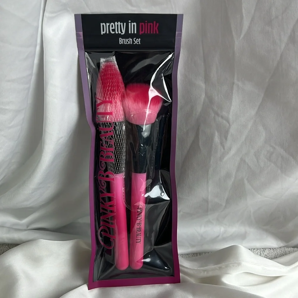 Pinky‎ B Beauty Pretty In Pink Brush Set Blush/ Contour Brush